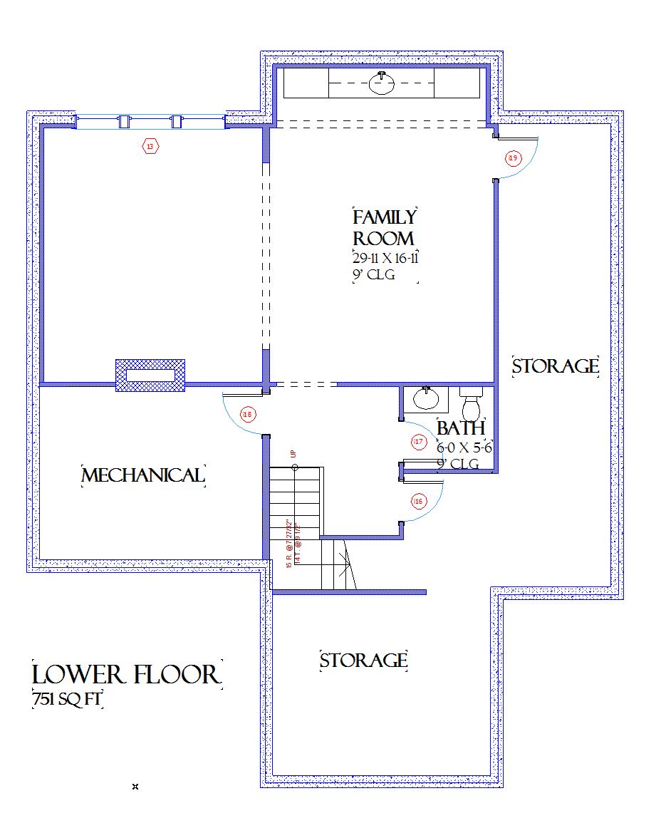 Cadillac - Home Design and Floor Plan - SketchPad House Plans