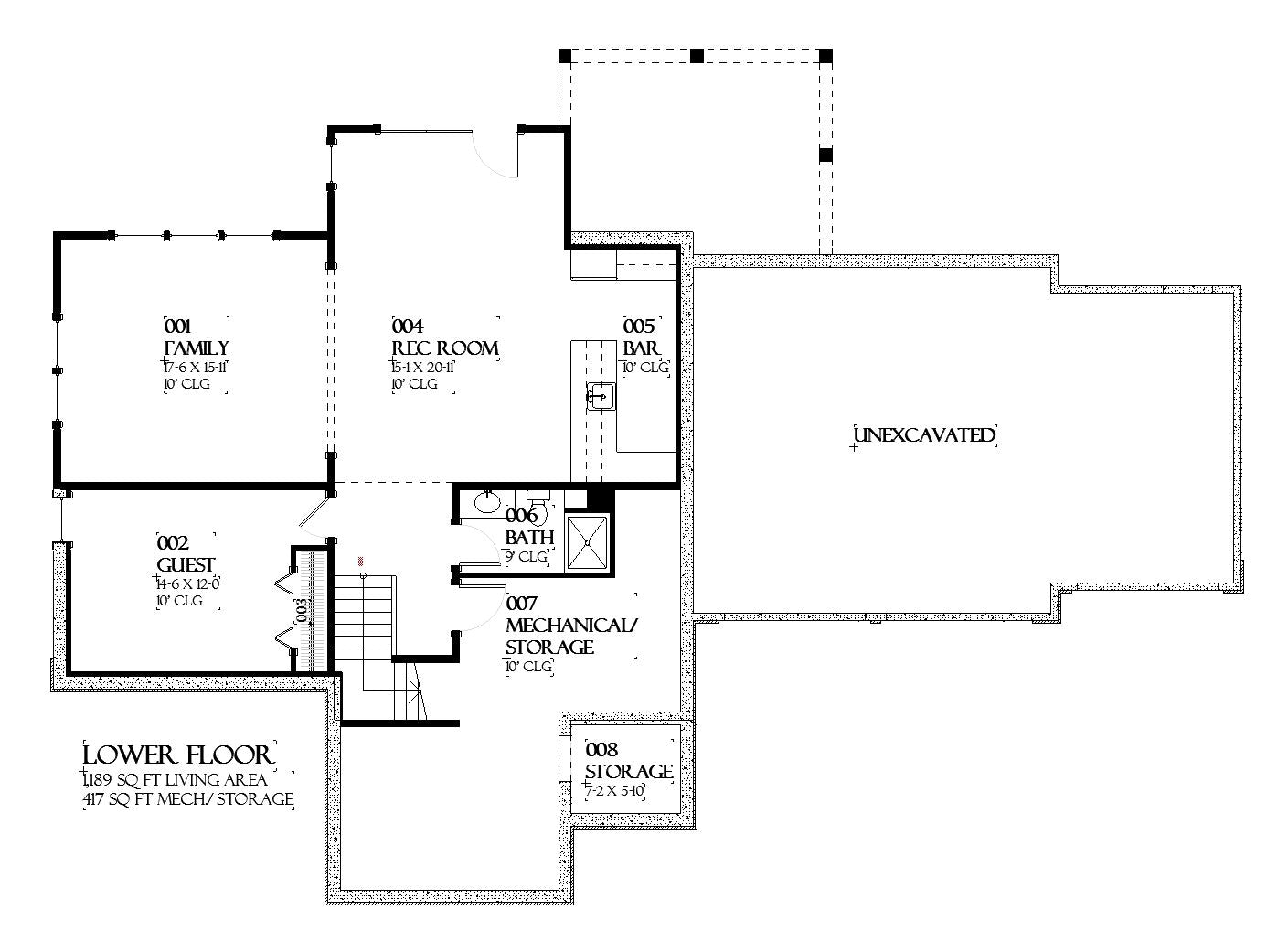 Oakwood - Home Design and Floor Plan - SketchPad House Plans