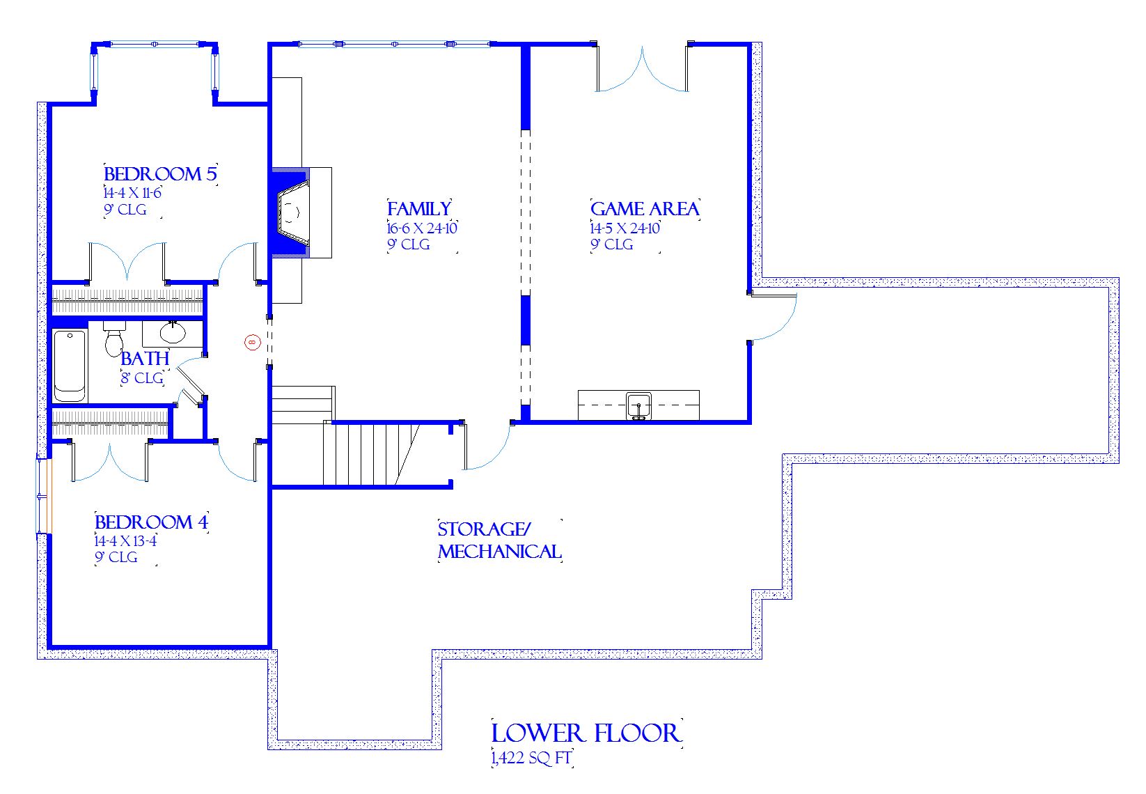 Vinewood - Home Design and Floor Plan - SketchPad House Plans