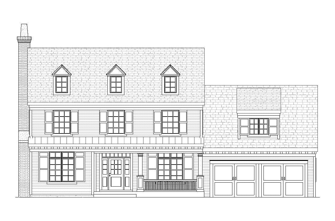 Alexander - Colonial House Floor Plan - SketchPad House Plans