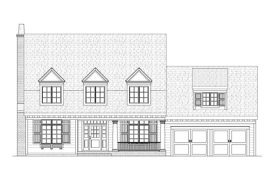 Auburn - Traditional House Floor Plan - SketchPad House Plans