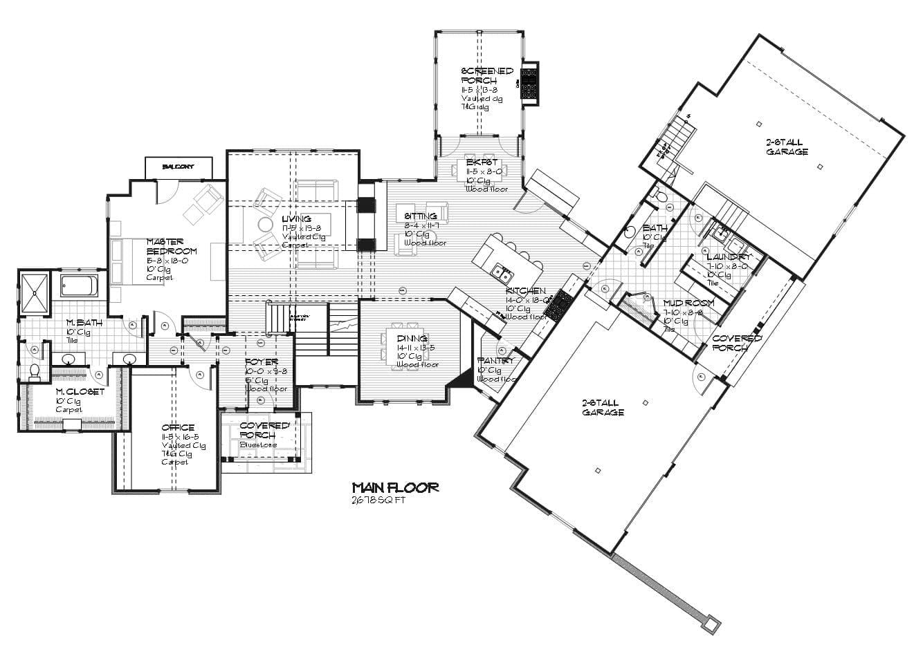 Briarwood - Home Design and Floor Plan - SketchPad House Plans
