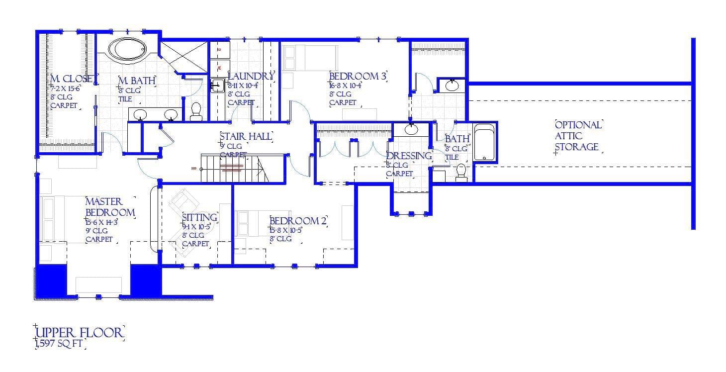 Cranbrook - Home Design and Floor Plan - SketchPad House Plans