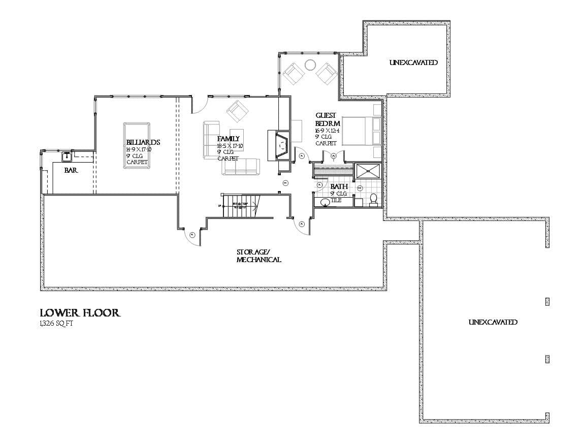 Darby - Home Design and Floor Plan - SketchPad House Plans