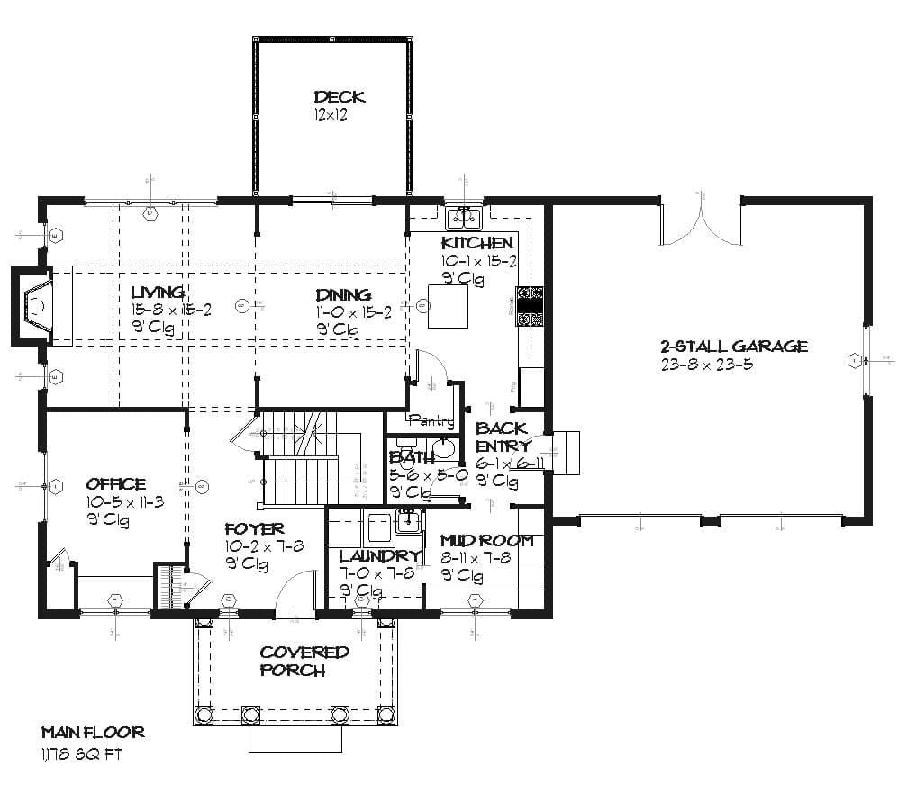 Fisk - Home Design and Floor Plan - SketchPad House Plans