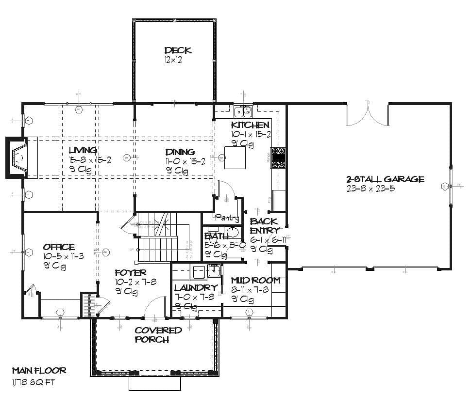 Franklin - Home Design and Floor Plan - SketchPad House Plans