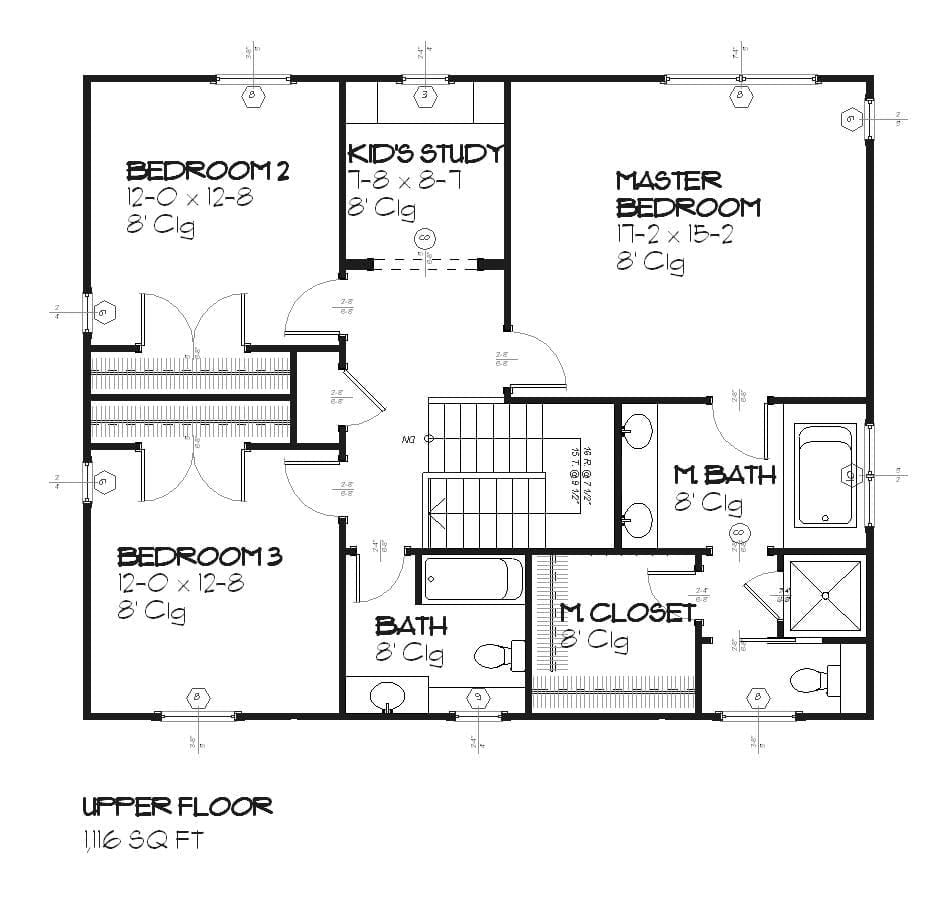 Franklin - Home Design and Floor Plan - SketchPad House Plans