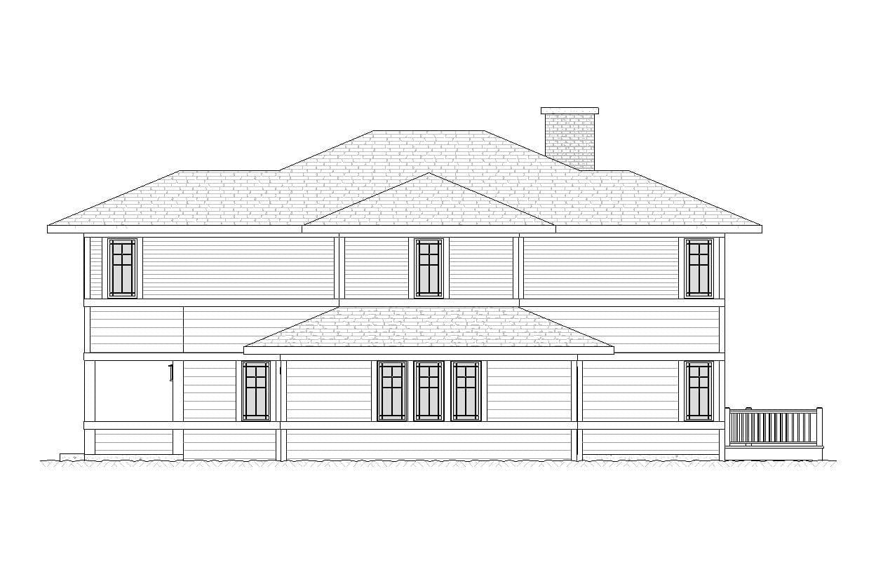 Lake Drive - Home Design and Floor Plan - SketchPad House Plans