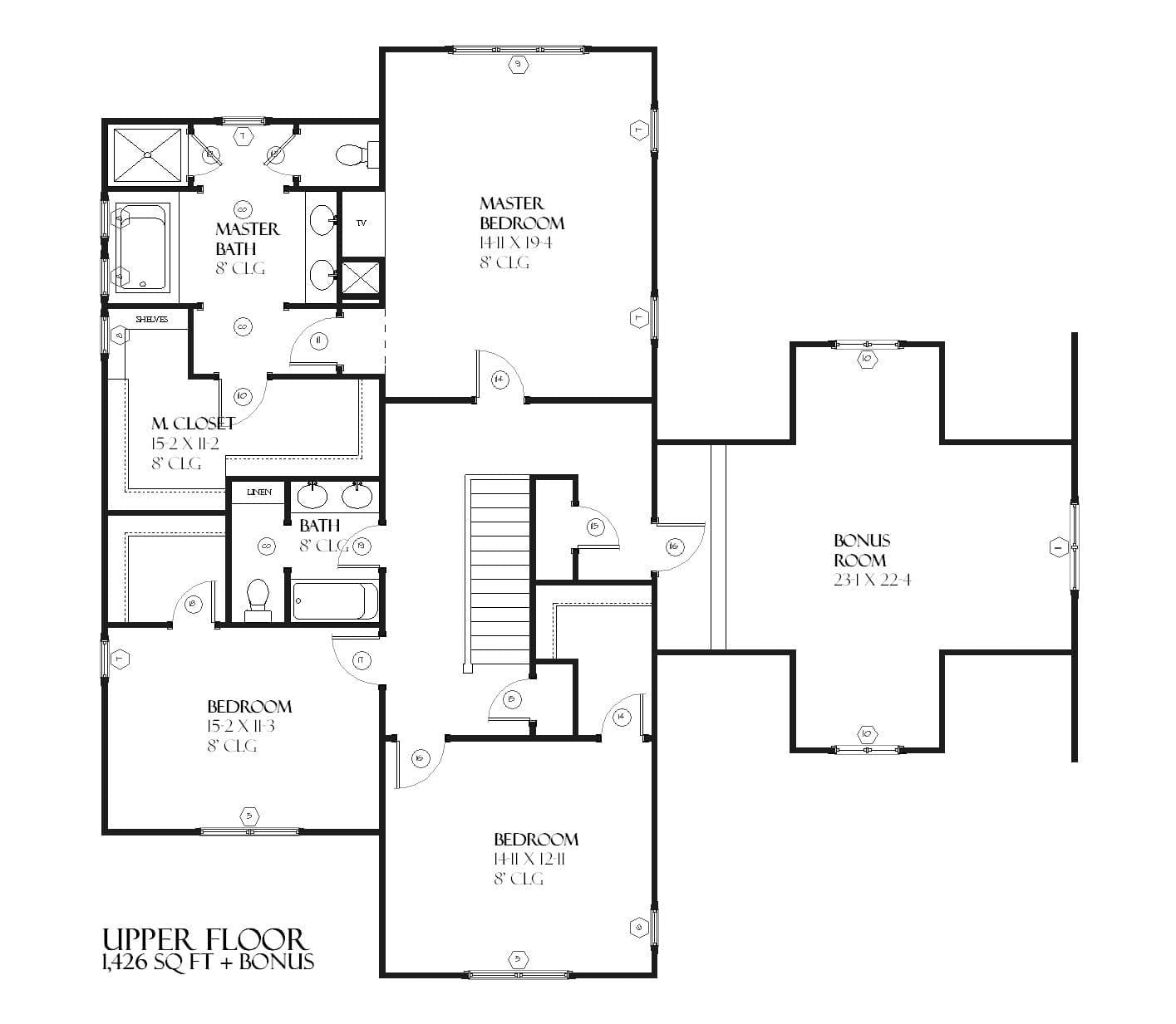 Laurel - Home Design and Floor Plan - SketchPad House Plans