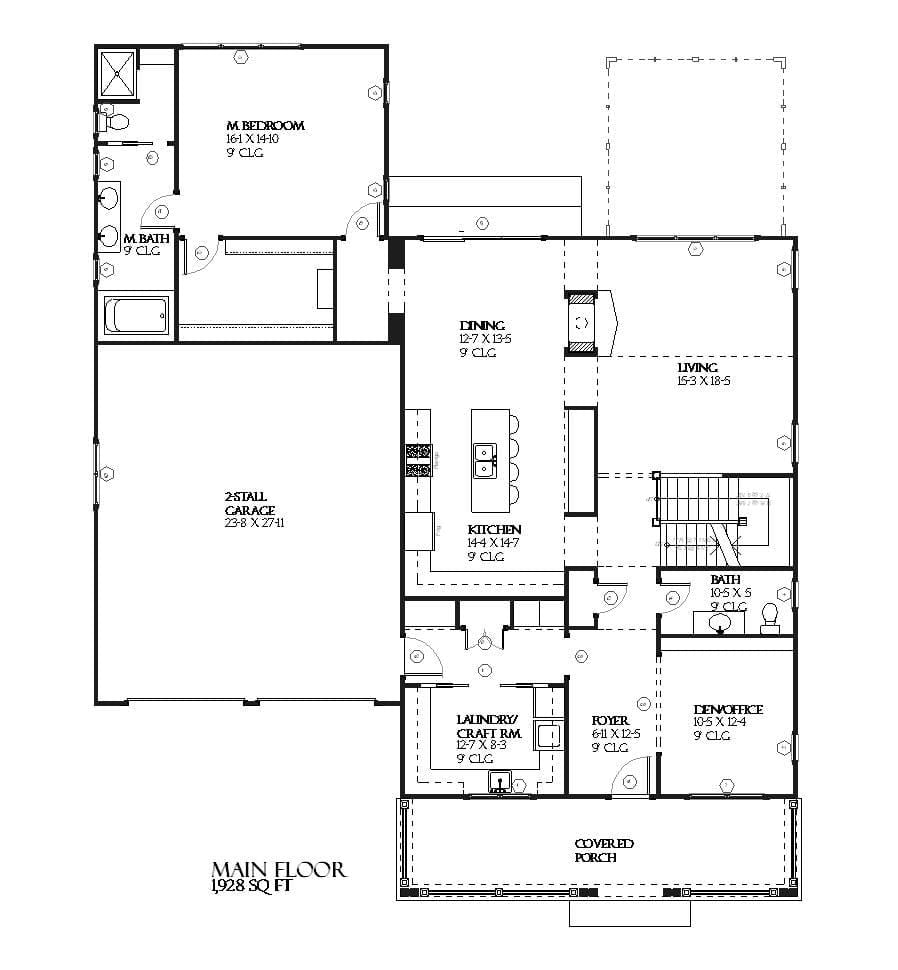 Lovett - Home Design and Floor Plan - SketchPad House Plans