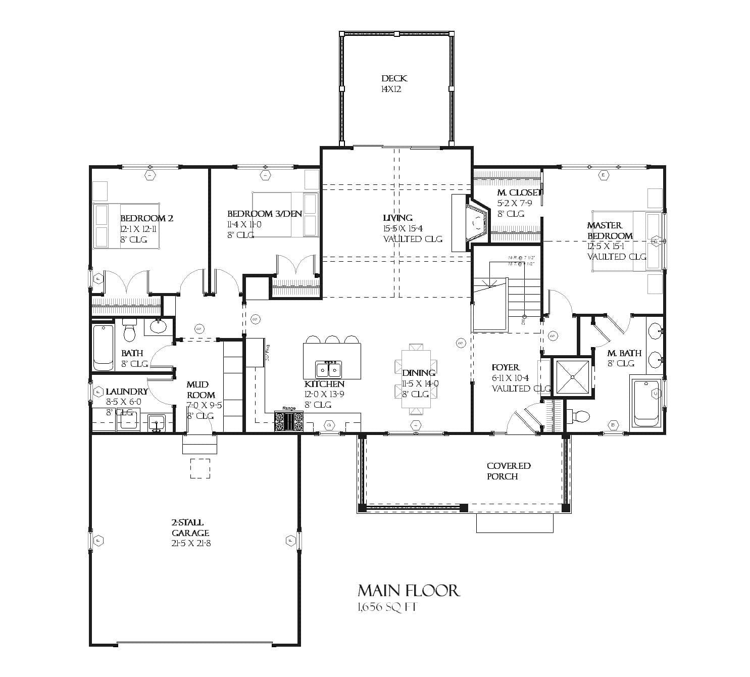 Montana - Home Design and Floor Plan - SketchPad House Plans
