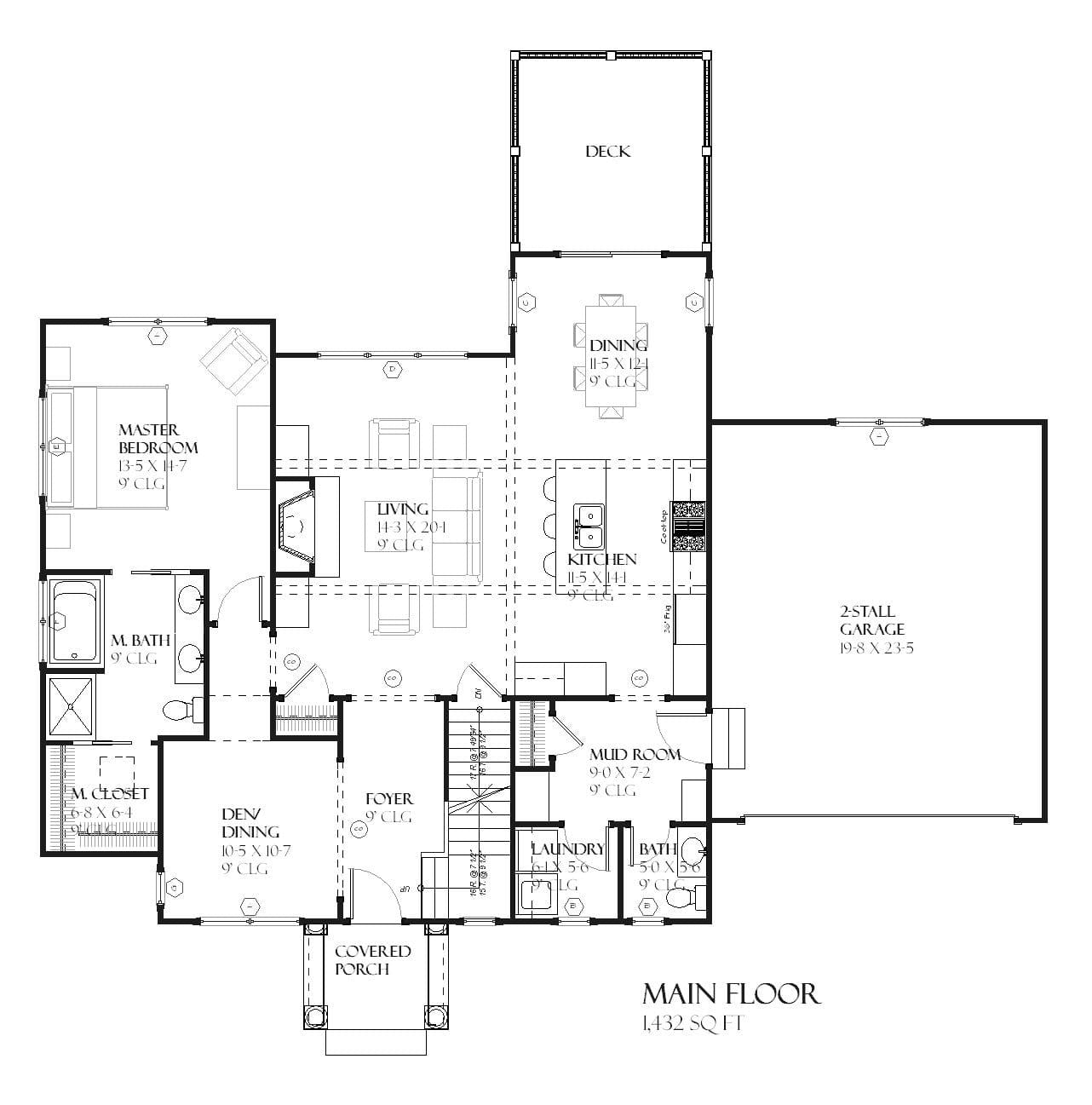 Northstar - Home Design and Floor Plan - SketchPad House Plans