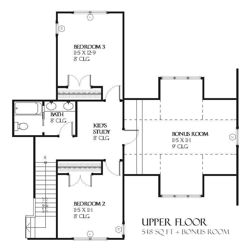 Nouveau - Home Design and Floor Plan - SketchPad House Plans