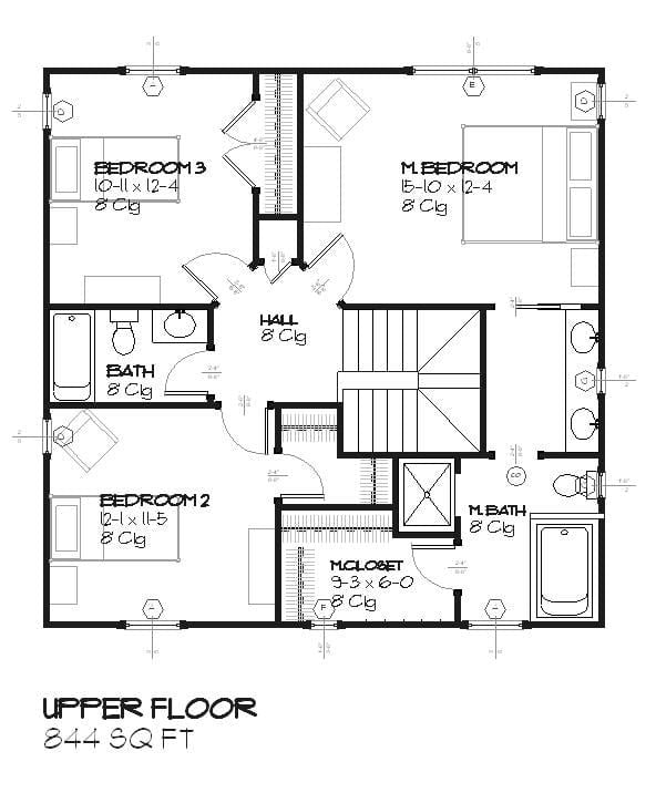 Persimmon - Home Design and Floor Plan - SketchPad House Plans