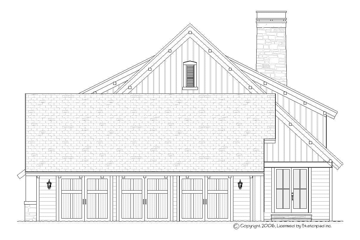 Alpine - Craftsman House Floor Plan - SketchPad House Plans