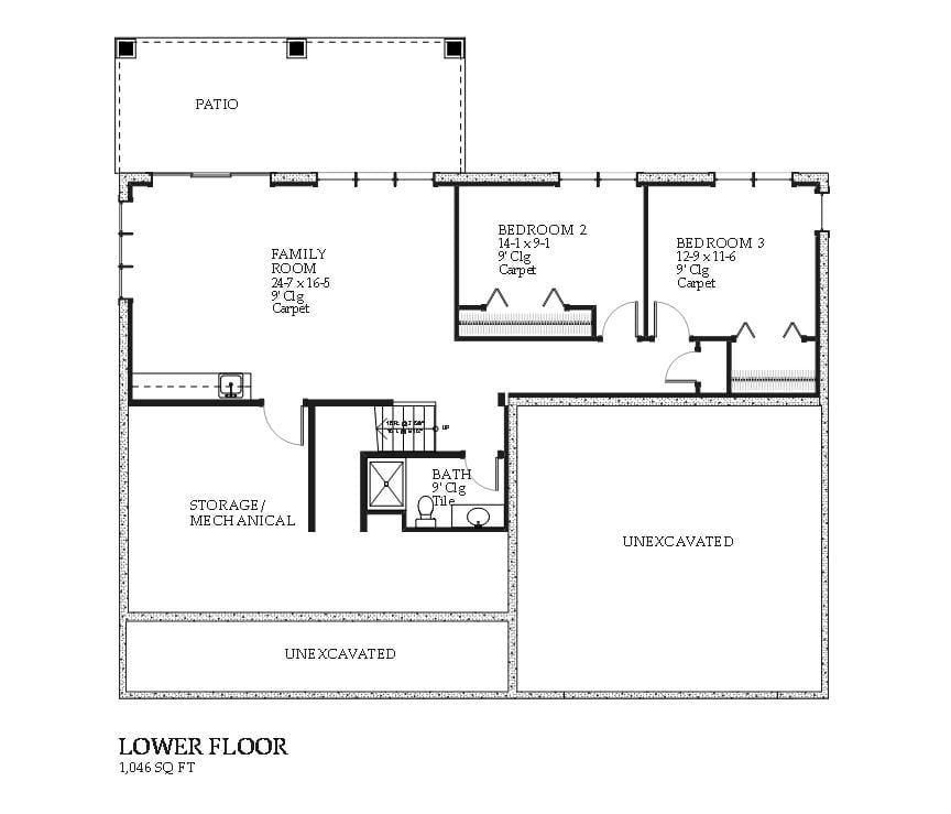 Tuscan - Home Design and Floor Plan - SketchPad House Plans
