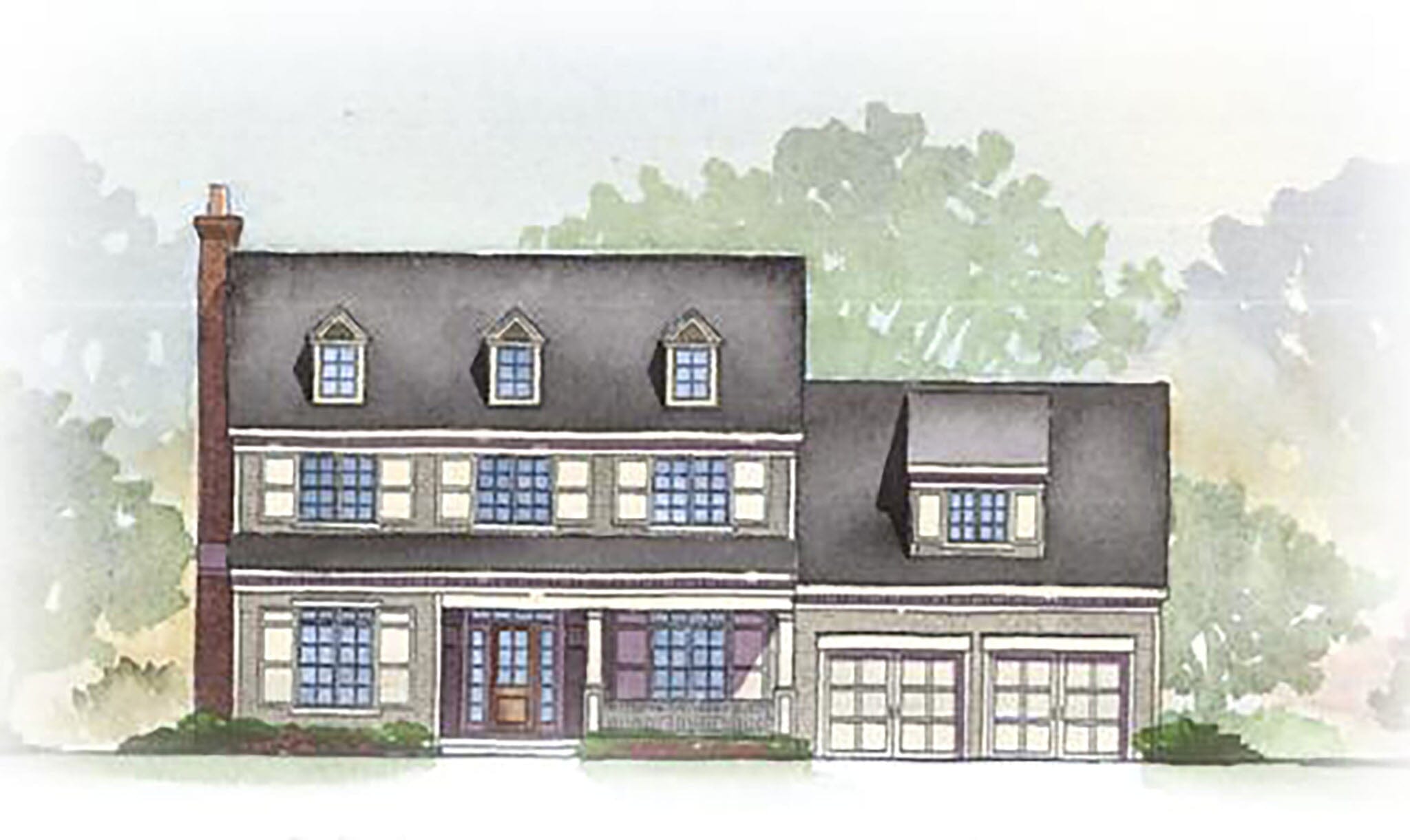 Alexander - Colonial House Floor Plan - SketchPad House Plans