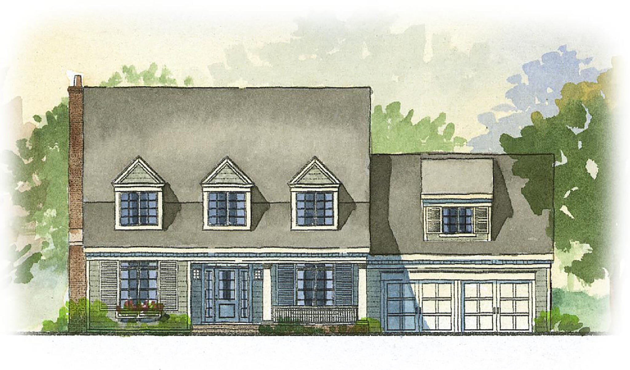 Auburn - Traditional House Floor Plan - SketchPad House Plans