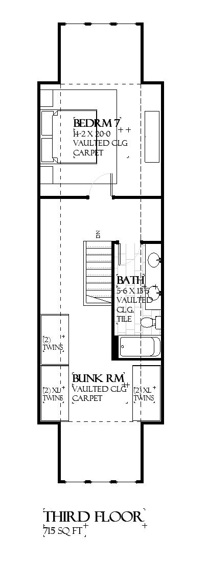 Abaco - Coastal Beach House Floor Plan - SketchPad House Plans