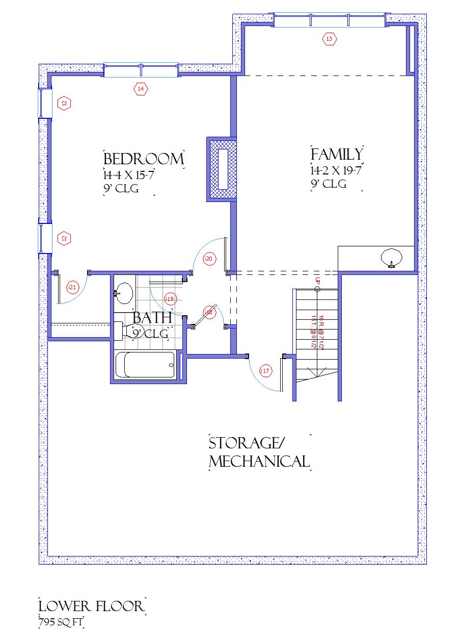 Lenox - Home Design and Floor Plan - SketchPad House Plans