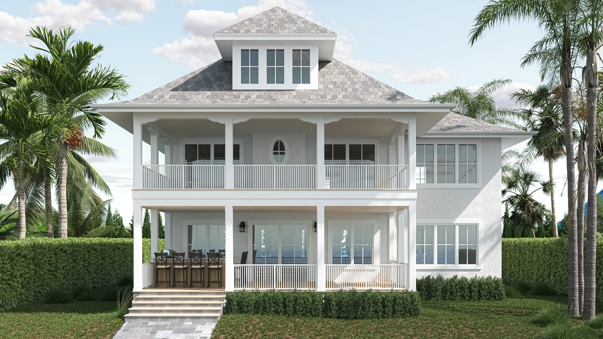 Abaco House Plan Coastal Beach House Floor Plan