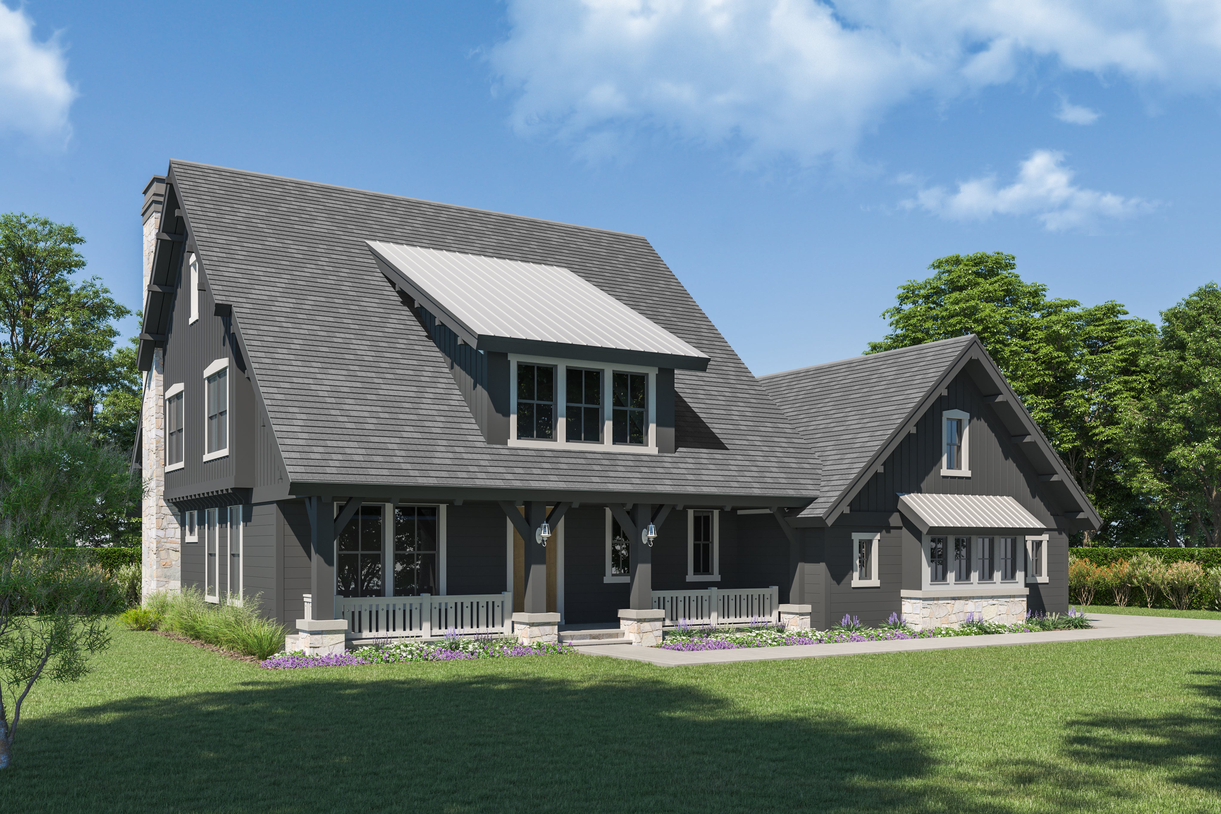 Alpine - Craftsman House Floor Plan - SketchPad House Plans