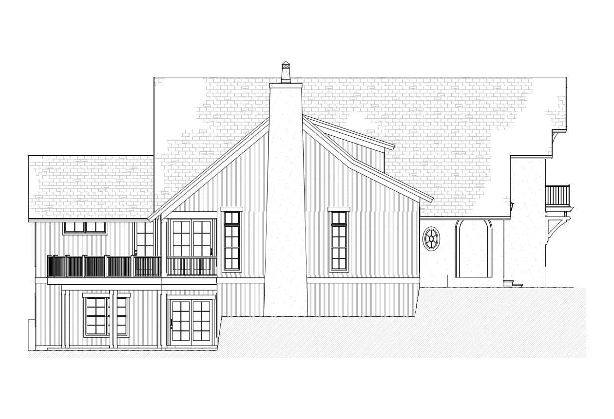 Ada - Tudor House Plan - SketchPad House Plans