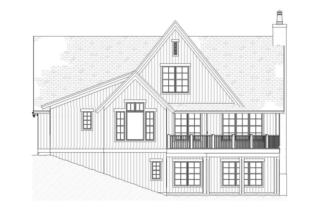 Ada - Tudor House Plan - SketchPad House Plans