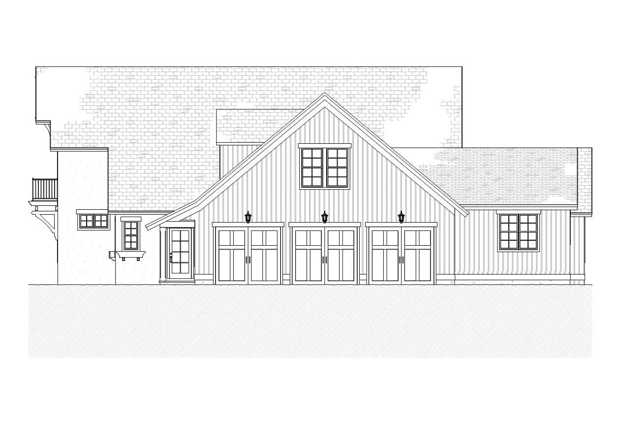 Ada - Tudor House Plan - SketchPad House Plans