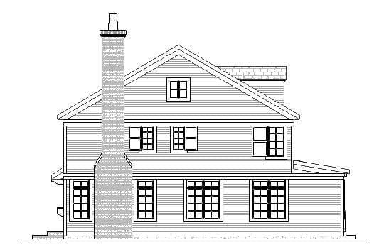 Alexander - Colonial House Floor Plan - SketchPad House Plans