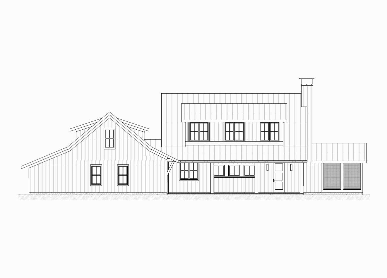 Audobon - Modern Farmhouse Floor Plan - SketchPad House Plans