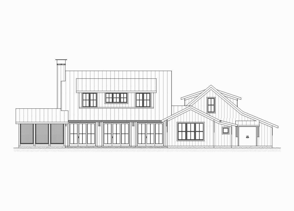 Audobon - Modern Farmhouse Floor Plan - SketchPad House Plans