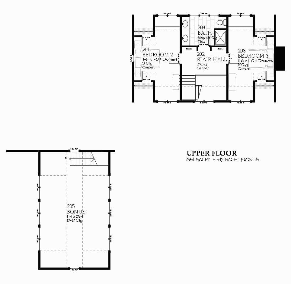 Audobon - Modern Farmhouse Floor Plan - SketchPad House Plans