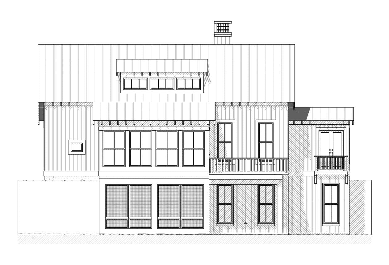 Bayview - Lakhouse Floor Plan - SketchPad House Plans