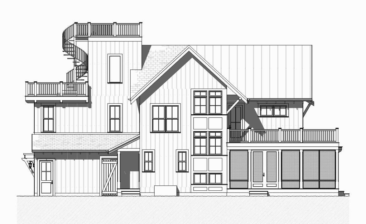 Beach Walk - Cottage Floor Plan - SketchPad House Plans