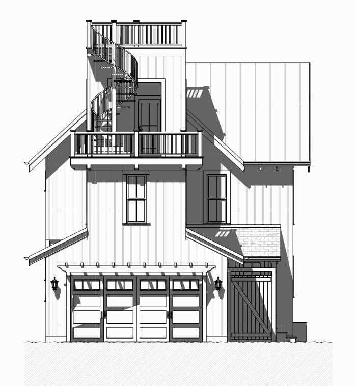 Beach Walk - Cottage Floor Plan - SketchPad House Plans