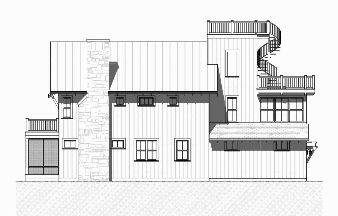 Beach Walk - Cottage Floor Plan - SketchPad House Plans