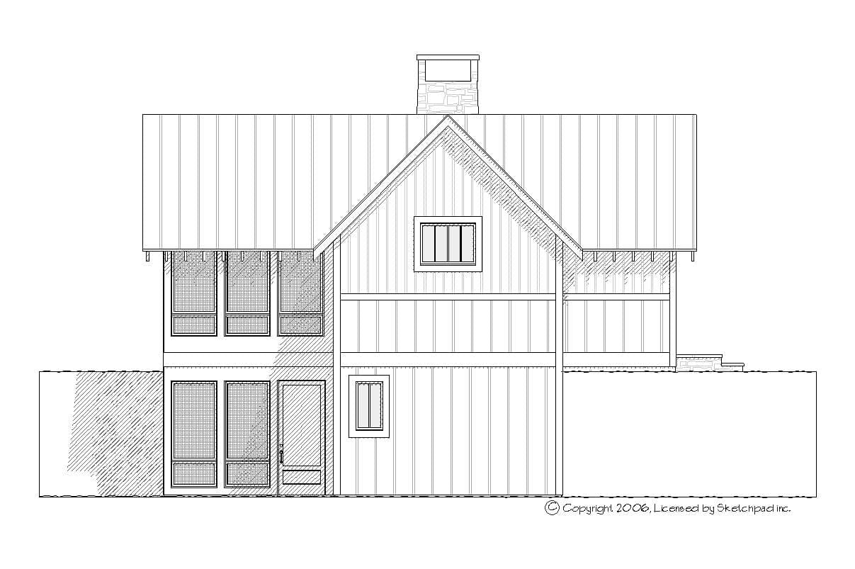 Beechcrest - Craftsman Floor Plan - SketchPad House Plans