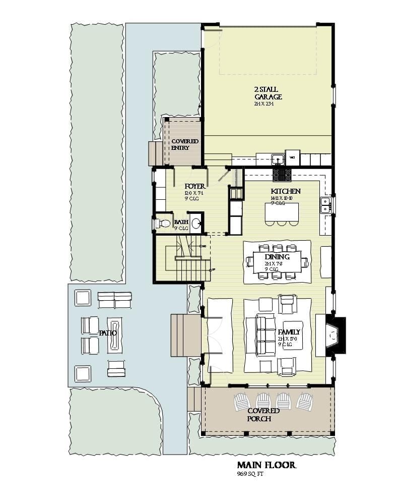 Bluefin - Home Design and Floor Plan - SketchPad House Plans