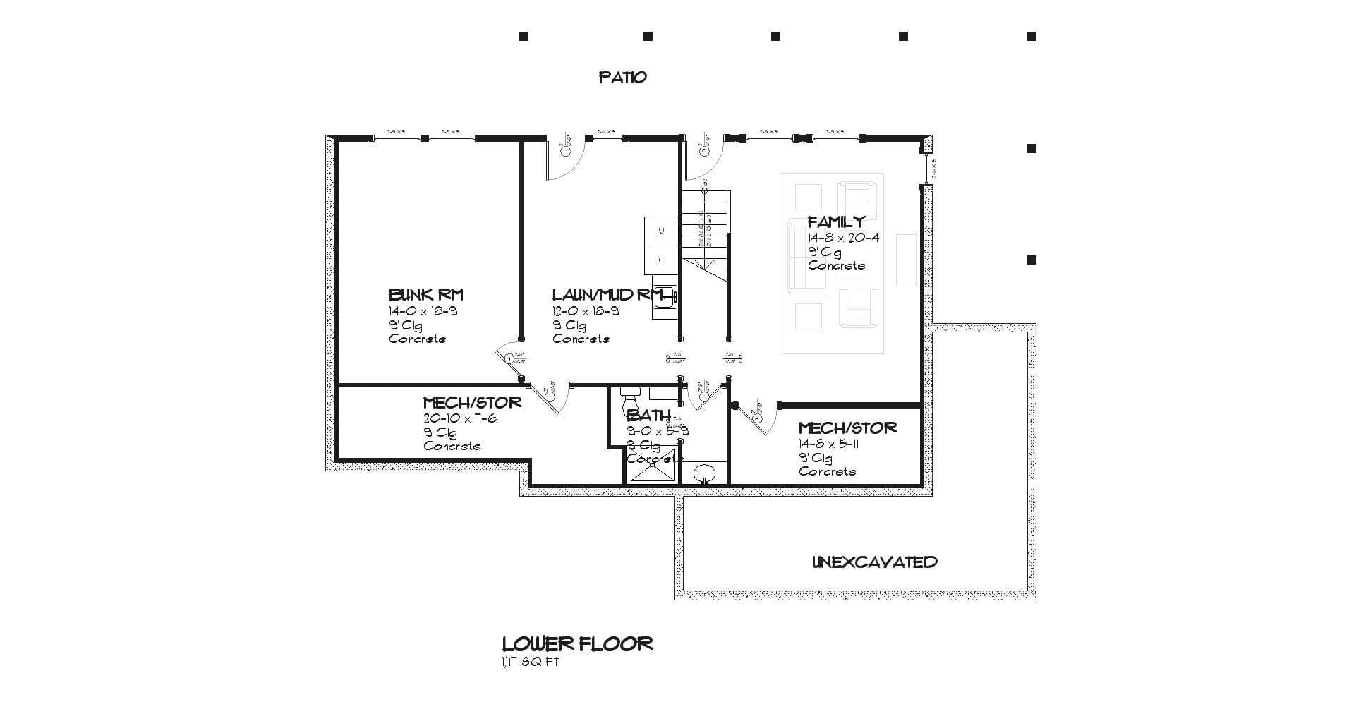 Bluewater - Home Design and Floor Plan - SketchPad House Plans