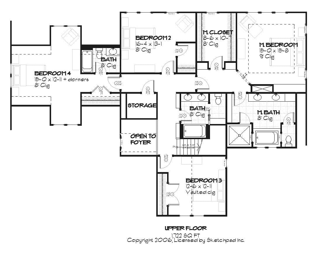 Cambridge - Home Design and Floor Plan - SketchPad House Plans