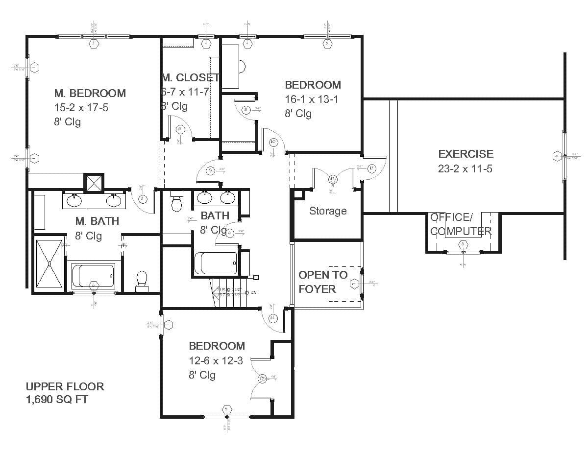 Charles - Home Design and Floor Plan - SketchPad House Plans