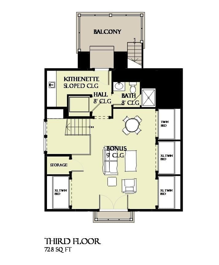 Coral - Home Design and Floor Plan - SketchPad House Plans