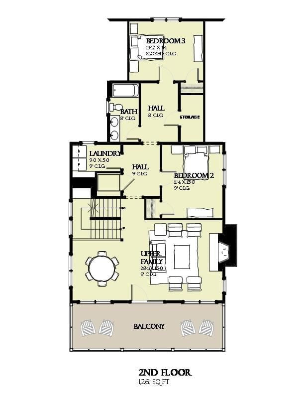 Coral - Home Design and Floor Plan - SketchPad House Plans