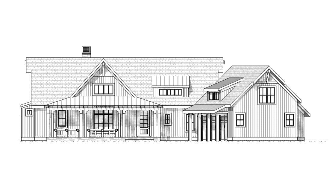 Crosswinds - Home Design and Floor Plan - SketchPad House Plans