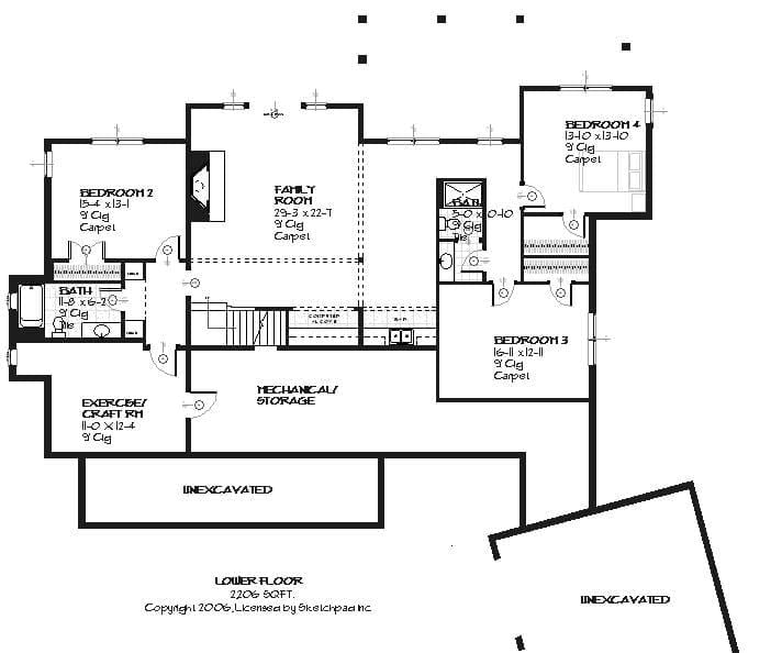 Crosswinds - Home Design and Floor Plan - SketchPad House Plans