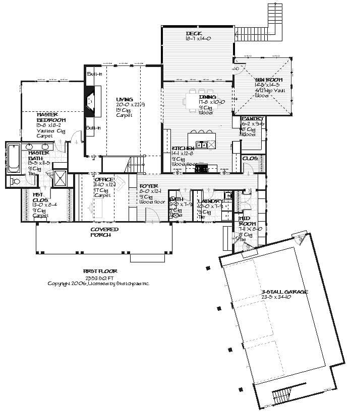 Crosswinds - Home Design and Floor Plan - SketchPad House Plans