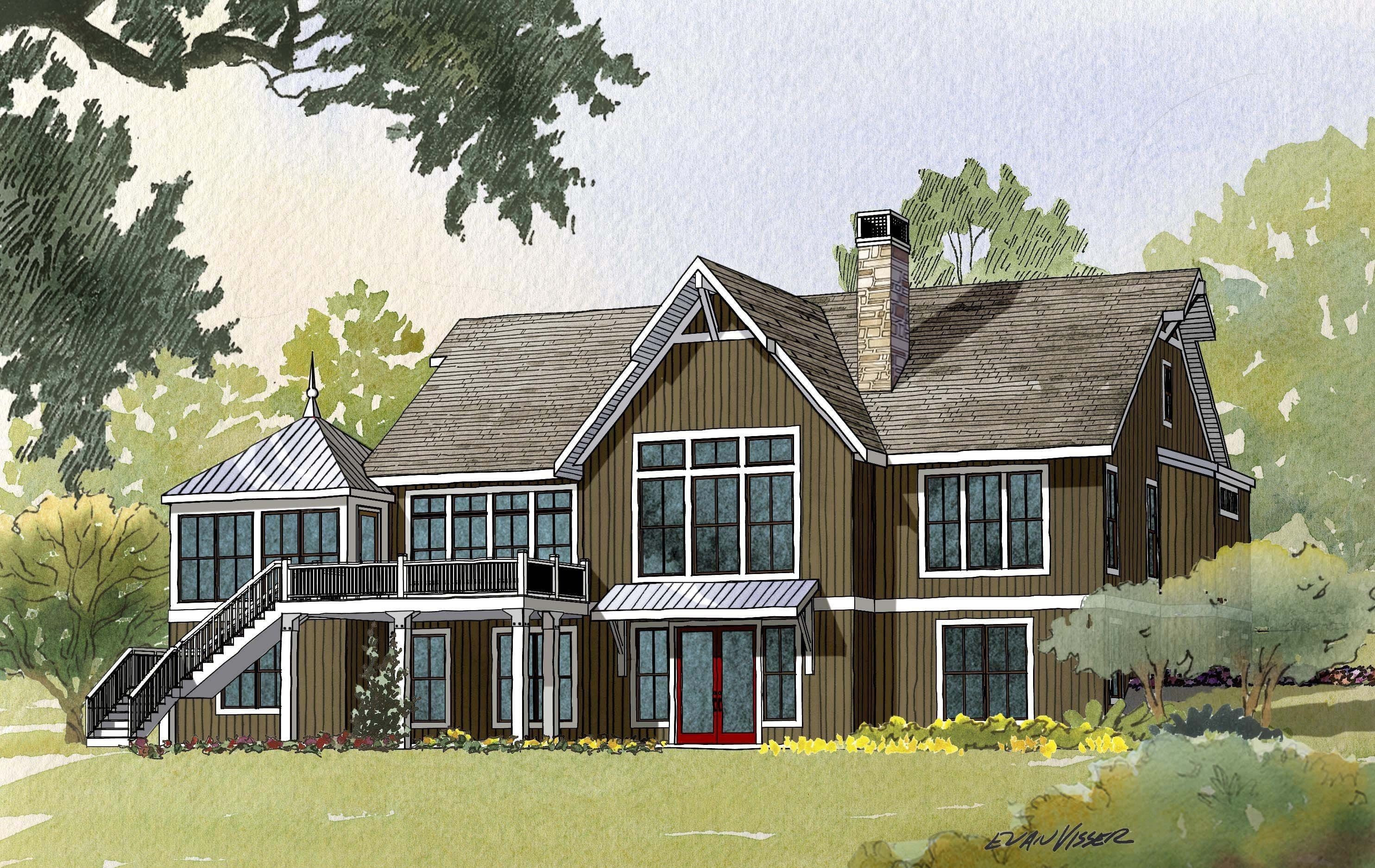 Crosswinds - Home Design and Floor Plan - SketchPad House Plans