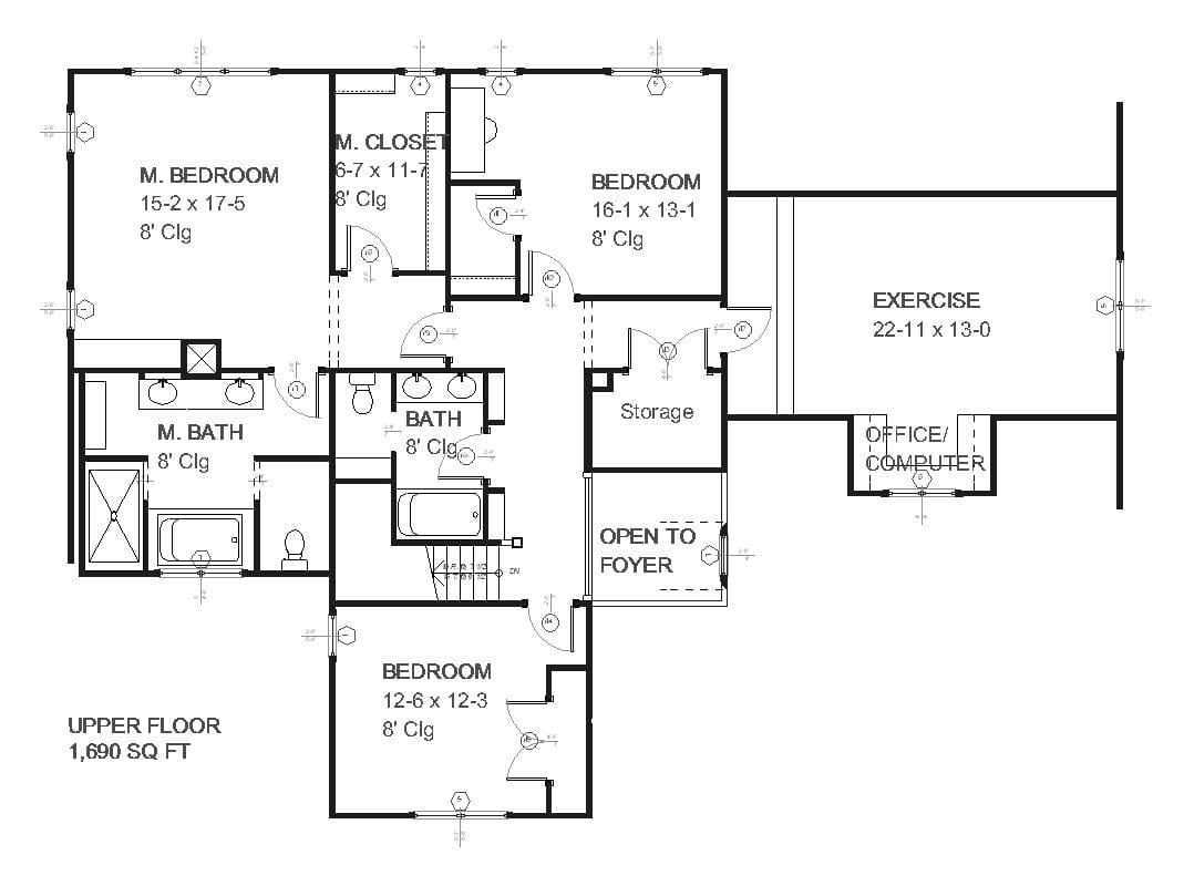 Croswell - Home Design and Floor Plan - SketchPad House Plans