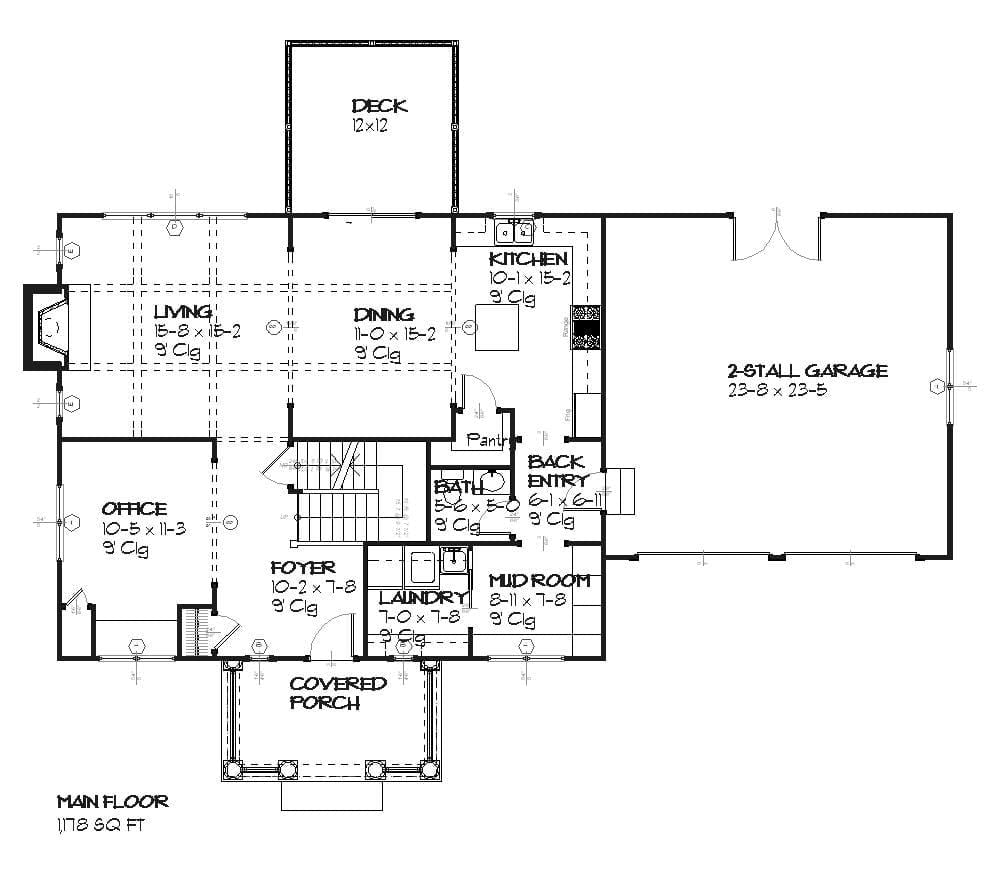 Durham - Home Design and Floor Plan - SketchPad House Plans